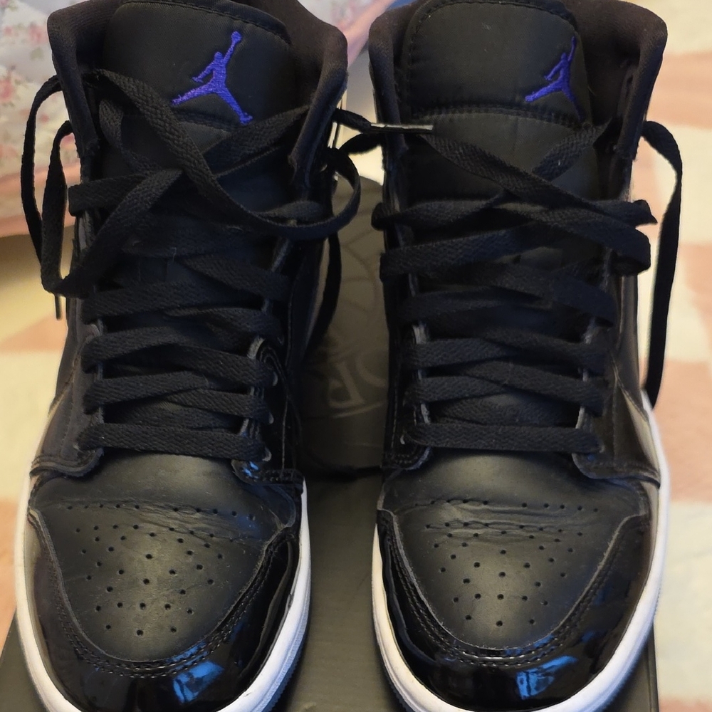 Nike Air Jordan 1 Mid SE “Space Jam/Black White” Men’s 8.5